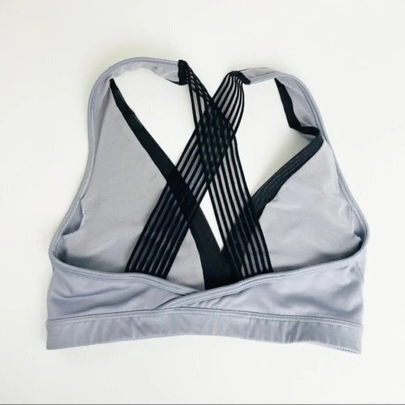 VICTORIA'S SECRET Gray V-Neck Sports Bra XS - Picture 3 of 4